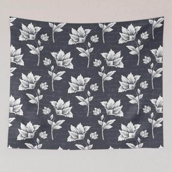 Item preview, White Floral Damask Design designed and sold by UrbanCult-Store.