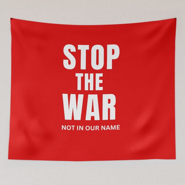 Item preview, STOP THE WAR Not In Our Name  designed and sold by ANNINOART ⭐⭐⭐⭐⭐.