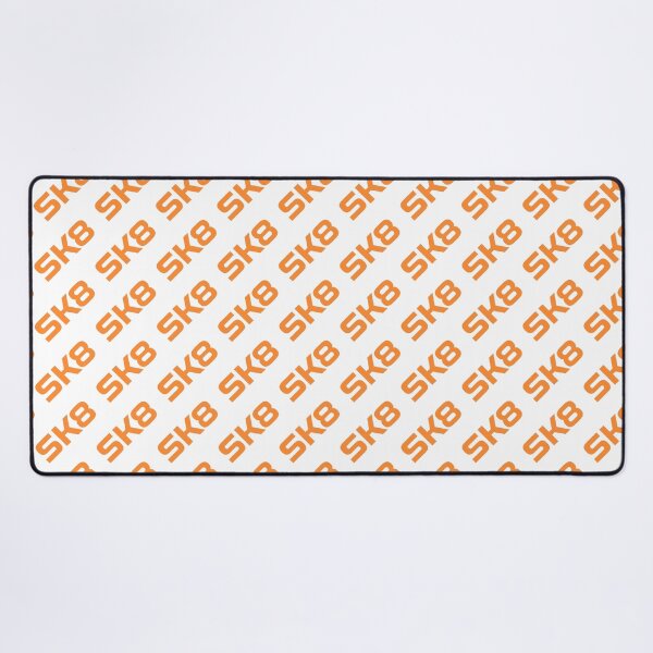 Item preview, SK8 Logo Seamless Pattern Orange On White designed and sold by JohnnyVillas.
