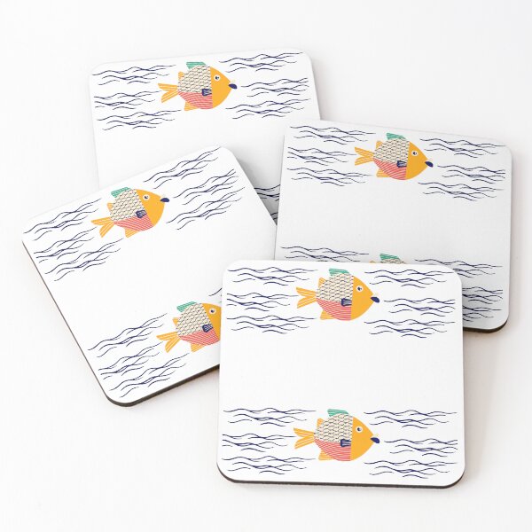 Item preview, 2 Color Fishes Swimming designed and sold by MayaBusiness.