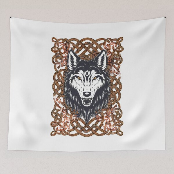Item preview, Fenrir nordic wolf designed and sold by SaNNty.