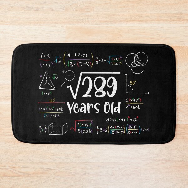 Item preview, Square Root of 289 17th Birthday 17 Year Old Gifts Math Bday designed and sold by Blok45.