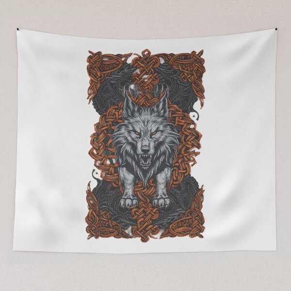 Item preview, Fenrir norse wolf designed and sold by SaNNty.
