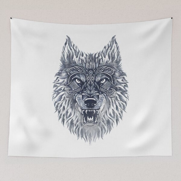 Item preview, Fenrir norse wolf designed and sold by SaNNty.