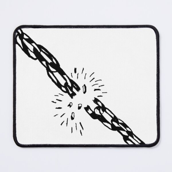 Item preview, Grayscale Broken Chain Tattoo Style Contrast  designed and sold by KayTurtless.