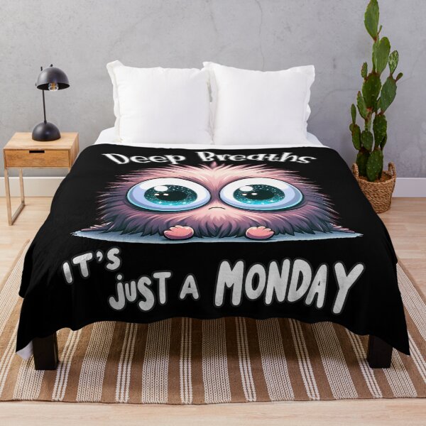 Item preview, It's just a Monday. Deep breaths. Fluffy cartoonish calmness designed and sold by Margival.