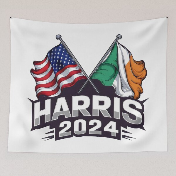 Item preview, Kamala Harris 2024 - Irish American Design designed and sold by REAL IRISH GIFTS.