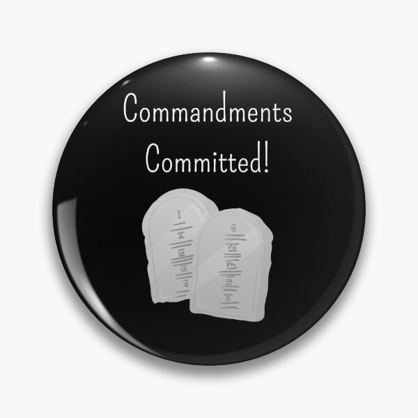 Item preview, Commandments Committed designed and sold by ManuelMuse.