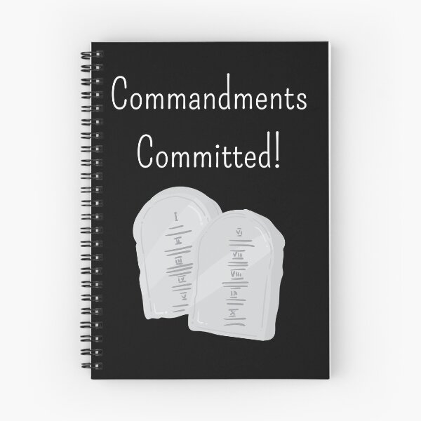Item preview, Commandments Committed designed and sold by ManuelMuse.