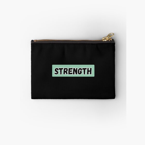 Artikelvorschau, Unisex-Bekleidung – individuelles Slogan-Design „Stärke“ entworfen und verkauft von Designer-Haven.