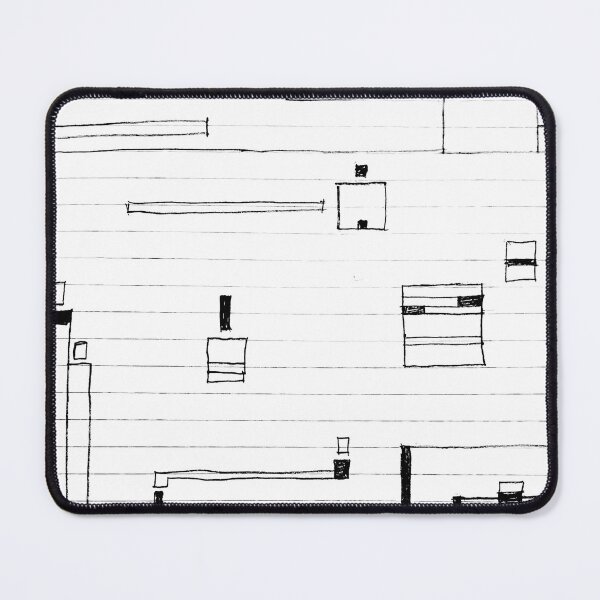 Item preview, abstract layout in black and white designed and sold by Tereza Pilar Art.