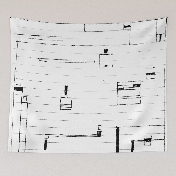 Item preview, abstract layout in black and white designed and sold by Tereza Pilar  Art.