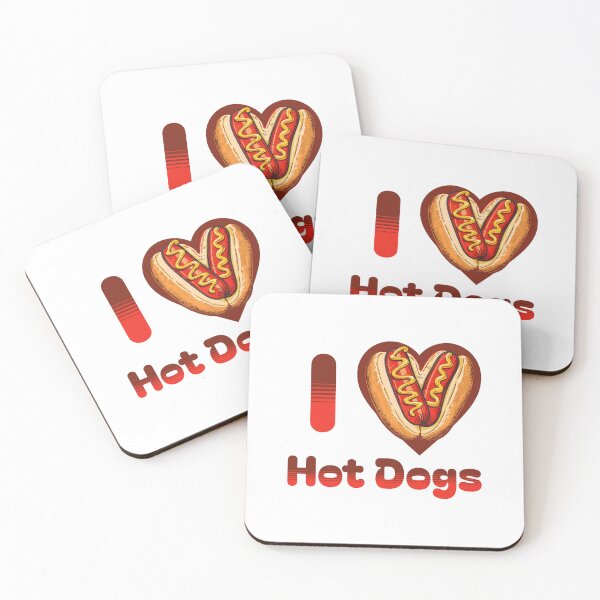 Item preview, I Love Hot Dogs designed and sold by DigitalToast.