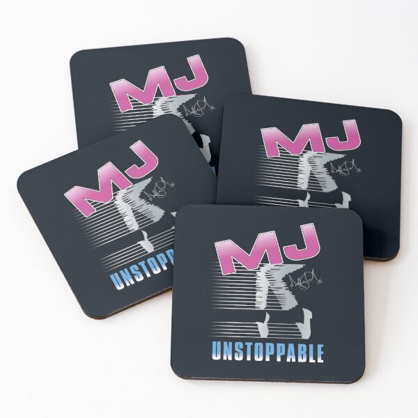 Item preview, MJ - UNSTOPPABLE - pink & blue (MJJ Productions Feet) designed and sold by SWG Mixes & Merchandise.