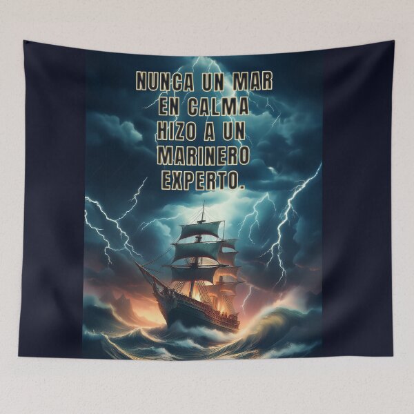 Item preview, A CALM SEA NEVER MADE AN EXPERT SAILOR. designed and sold by La Loca.