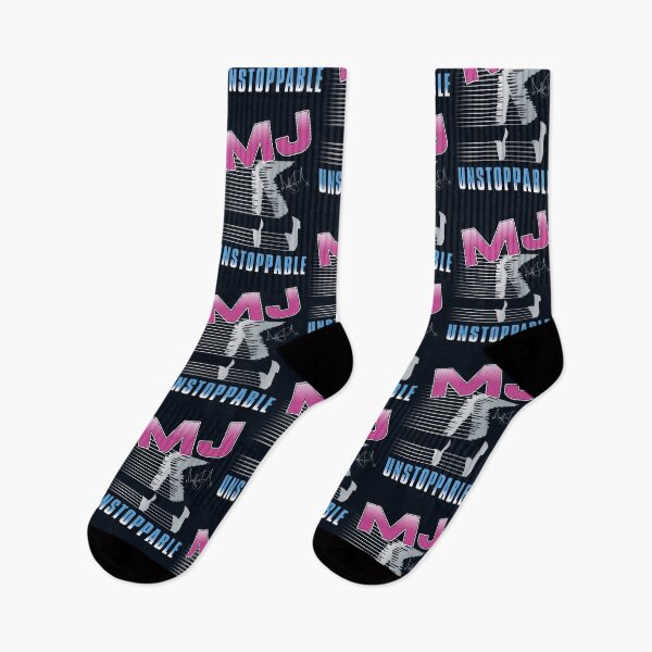 Item preview, MJ - UNSTOPPABLE - pink & blue (MJJ Productions Feet) designed and sold by SWG Mixes & Merchandise.