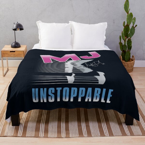 Item preview, MJ - UNSTOPPABLE - pink & blue (MJJ Productions Feet) designed and sold by SWG Mixes & Merchandise.