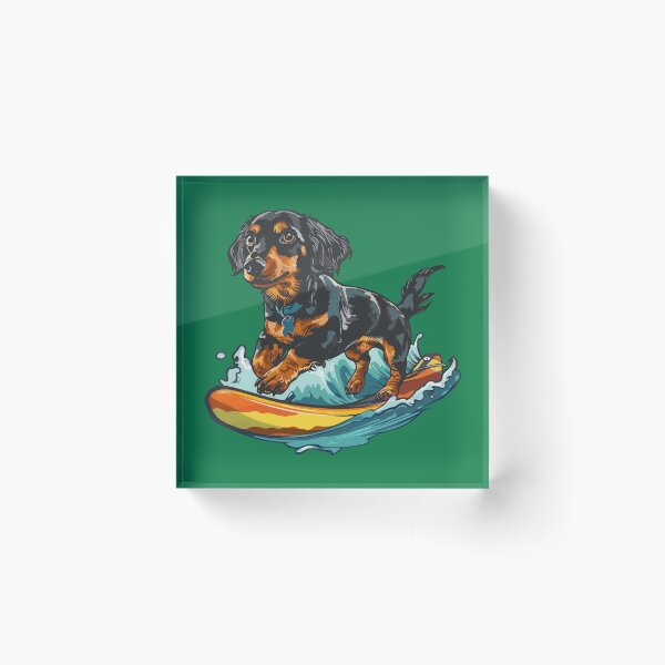 Item preview, Surfing Dachshund designed and sold by VelvetRoom.