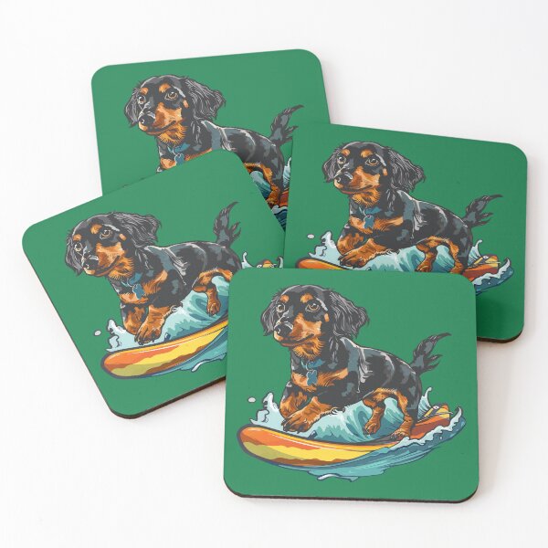 Item preview, Surfing Dachshund designed and sold by VelvetRoom.