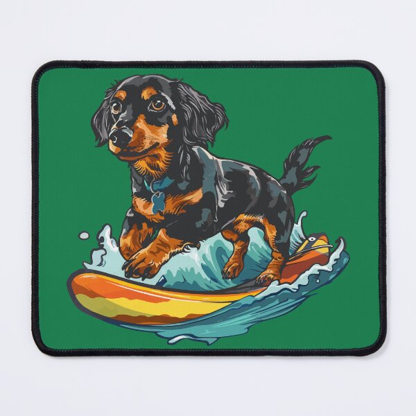 Item preview, Surfing Dachshund designed and sold by VelvetRoom.