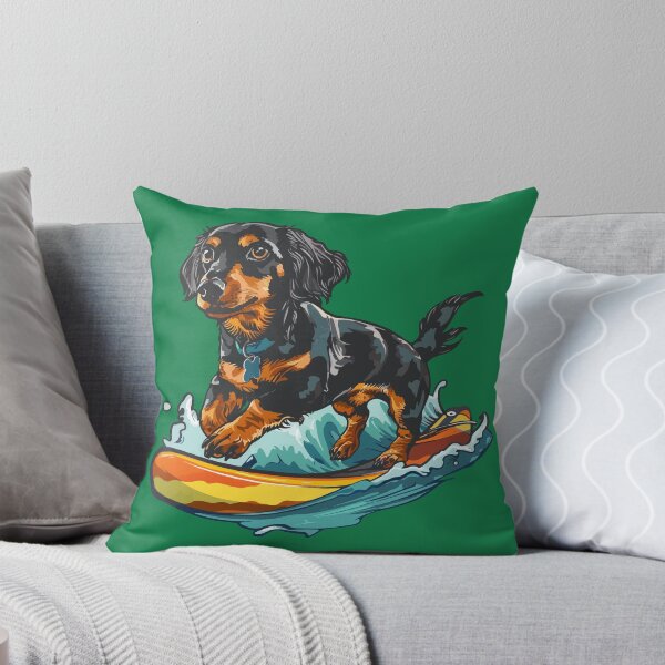 Item preview, Surfing Dachshund designed and sold by VelvetRoom.