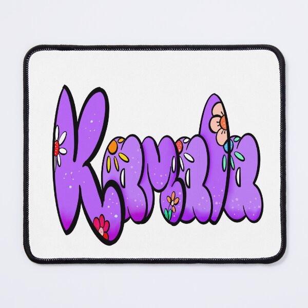 Item preview, Kamala popular girls name woman women’s first name in purple calligraphy personalised personalized customized name Gift for Kamala designed and sold by Artonmytee.