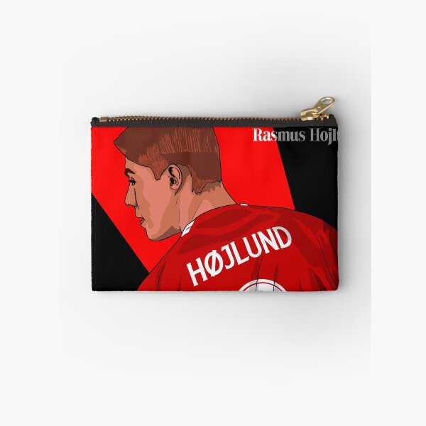 Aperçu de l'œuvre Rasmus Hojlund Man United No 9 créée et vendue par GrizzlyCollective.