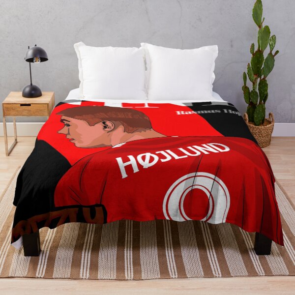 Item preview, Rasmus Hojlund Man United No 9 designed and sold by GrizzlyCollective.