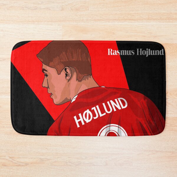 Item preview, Rasmus Hojlund Man United No 9 designed and sold by GrizzlyCollective.
