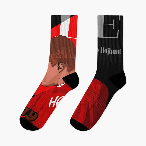 Item preview, Rasmus Hojlund Man United No 9 designed and sold by GrizzlyCollective.