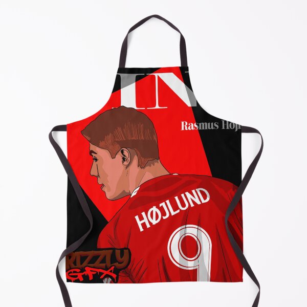 Item preview, Rasmus Hojlund Man United No 9 designed and sold by GrizzlyCollective.