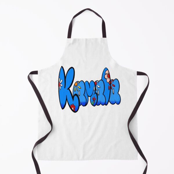 Item preview, Kamala popular girls name woman women’s first name in blue floral calligraphy personalised personalized customized name Gift for Kamala designed and sold by Artonmytee.