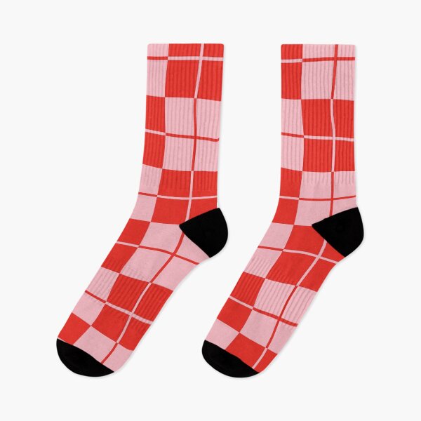 Item preview, Red and Pink Argyle Checkerboard Plaid Pattern designed and sold by tonymagnerart.