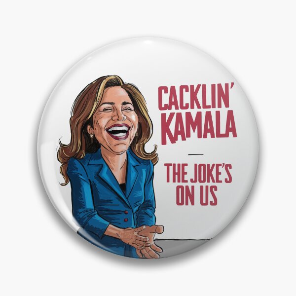 Item preview, Funny Cacklin' Kamala, the Joke is on us Political Art designed and sold by Nature's Fancy.