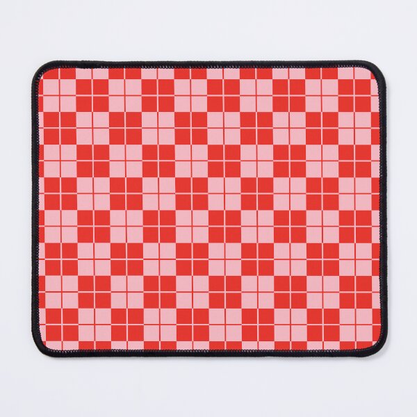 Item preview, Red and Pink Argyle Checkerboard Plaid Pattern designed and sold by tonymagnerart.