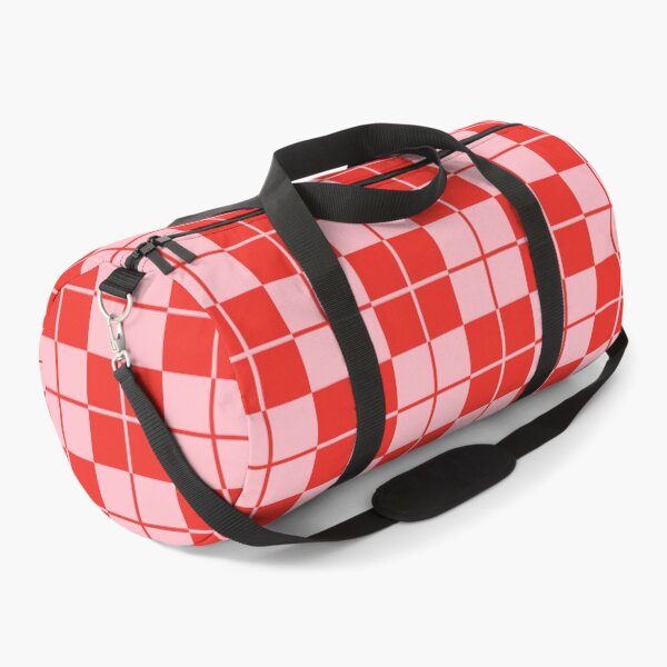 Item preview, Red and Pink Argyle Checkerboard Plaid Pattern designed and sold by tonymagnerart.