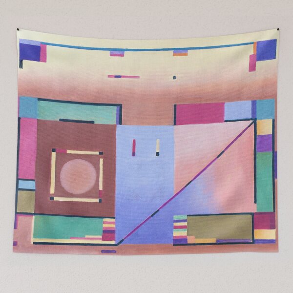 Item preview, abstract floor plan in oils designed and sold by Tereza Pilar  Art.