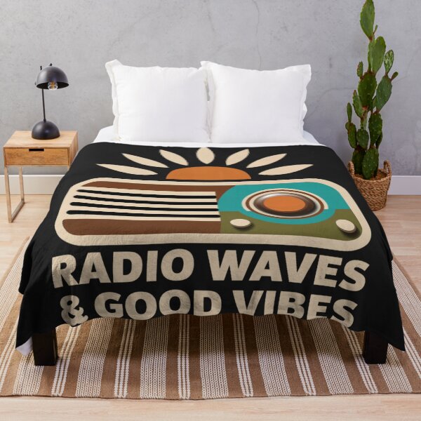 Item preview, Radio Waves and Good Vibes designed and sold by Anniko Art Studio.