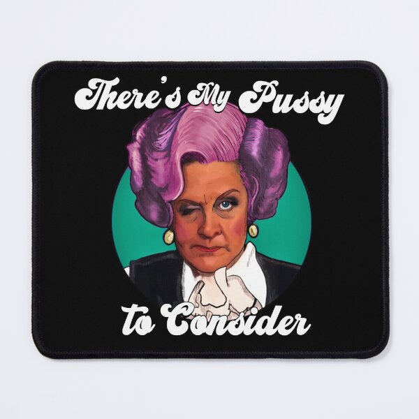 Item preview, Vintage Style Mrs. Slocombe Quote Art - 'There's My Pussy Cat to Consider!" designed and sold by Michaelofthe80s.