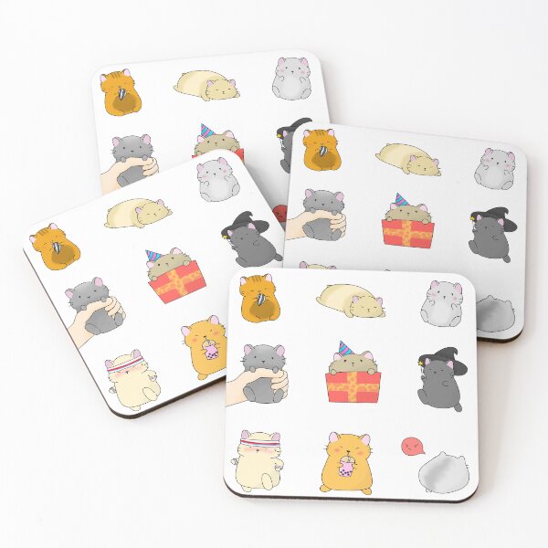Item preview, An adorable set of hamsters ❤️ designed and sold by Jellibugz.