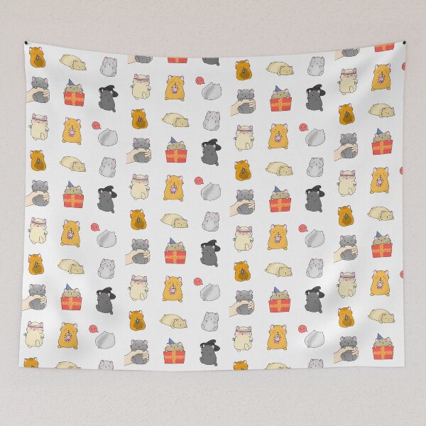 Item preview, An adorable set of hamsters ❤️ designed and sold by Jellibugz.