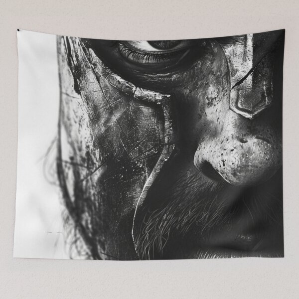 Item preview, Spartan portrait designed and sold by patternshoprad.
