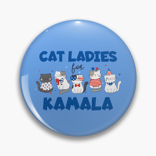 Item preview, Cat Ladies for Kamala designed and sold by machmigo.