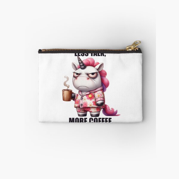 Item preview, Less Talk, More Coffee. Unicorn designed and sold by BanShopDG.