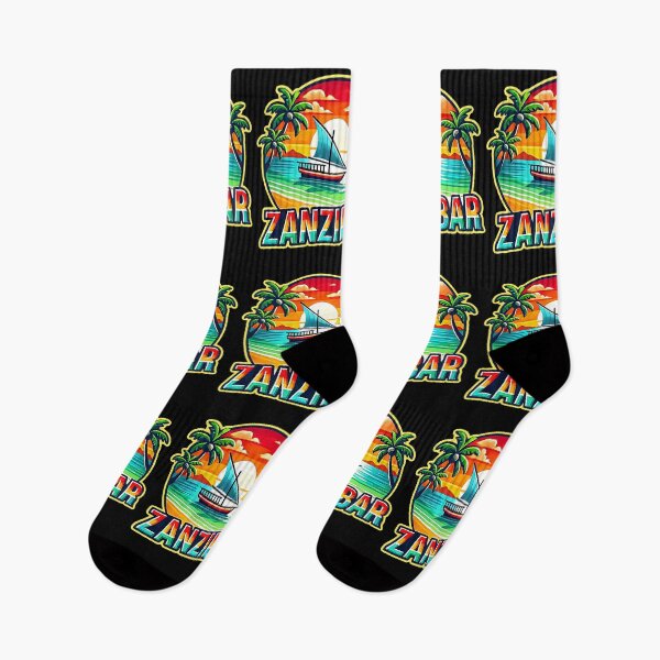 Item preview, Retro Zanzibar Tanzania. Beautiful travel design. designed and sold by Unitepeople.