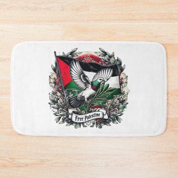 Item preview, Free Palestine. Palestine flag and olive leaf designed and sold by FromRiverToSea.