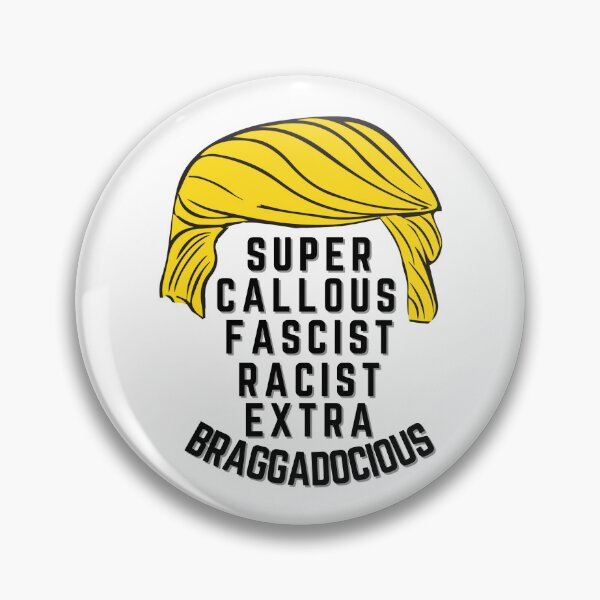 Item preview, Super Callous Fascist Racist Extra Braggadocious designed and sold by LyndaNoel Design.