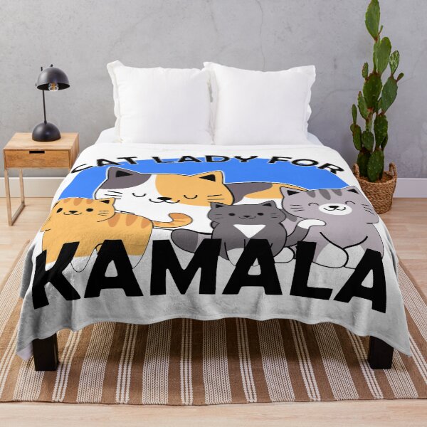 Item preview, cat ladies lady for Kamala designed and sold by MistyFigs.