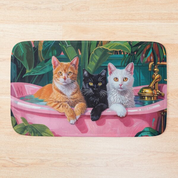 Item preview, Painting of cats designed and sold by patternshoprad.