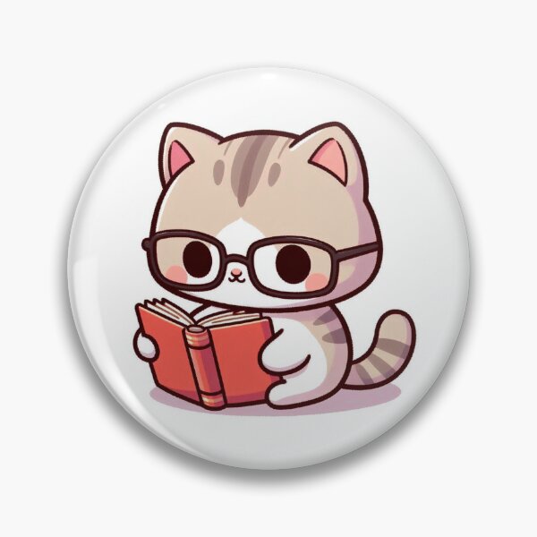 Item preview, Bookworm Kitty designed and sold by ArtsyRexy.